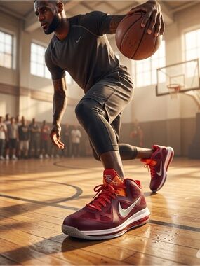 Nike LeBron 9 Low Cherry